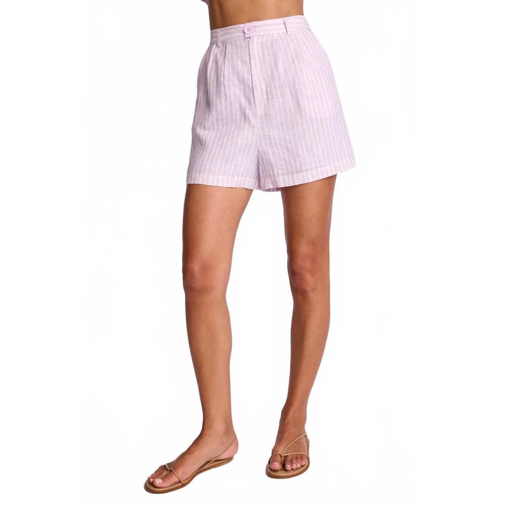 NEW SUNDAYS aida short in lavender stripe - Picture 3 of 3